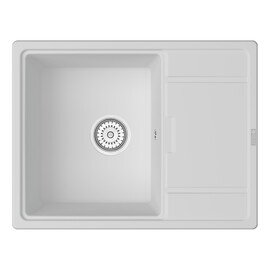 МОЙКА КУХОННАЯ POINT СТИЛ 65 PN3009W, БЕЛЫЙ