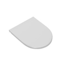 КРЫШКА-СИДЕНЬЕ POINT АФИНА PN46041, ДЮРОПЛАСТ, МИКРОЛИФТ ДЛЯ УНИТАЗА, БЕЛАЯ