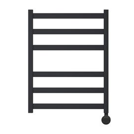 ПОЛОТЕНЦЕСУШИТЕЛЬ ЭЛЕКТРИЧЕСКИЙ POINT МЕРКУРИЙ PN83156BE П6 500X600 ЛЕВЫЙ/ПРАВЫЙ, ЧЕРНЫЙ