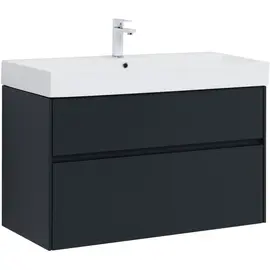 ТУМБА ПОД РАКОВИНУ AQUANET БРУКЛИН 100 АНТРАЦИТ МАТОВЫЙ