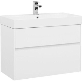 ТУМБА ПОД РАКОВИНУ AQUANET БРУКЛИН 85 БЕЛЫЙ