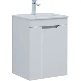 ТУМБА ПОД РАКОВИНУ AQUANET ПРАКТИКА 50 БЕЛЫЙ МАТОВЫЙ