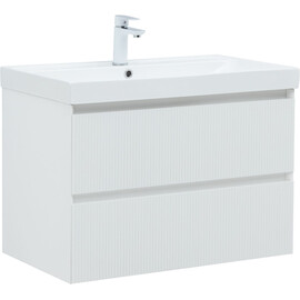 ТУМБА ПОД РАКОВИНУ AQUANET АЛЬТЕРА 80 БЕЛЫЙ МАТОВЫЙ