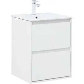 ТУМБА ПОД РАКОВИНУ AQUANET МИЛАН 50 БЕЛЫЙ ГЛЯНЕЦ