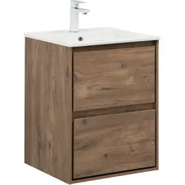 ТУМБА ПОД РАКОВИНУ AQUANET МИЛАН 50 ДУБ РУСТИКАЛЬНЫЙ