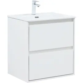 ТУМБА ПОД РАКОВИНУ AQUANET МИЛАН 60 БЕЛЫЙ ГЛЯНЕЦ