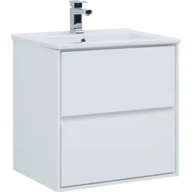 ТУМБА ПОД РАКОВИНУ AQUANET МИЛАН 65 БЕЛЫЙ ГЛЯНЕЦ