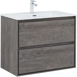 ТУМБА ПОД РАКОВИНУ AQUANET МИЛАН 80 ДУБ РОШЕЛЬЕ