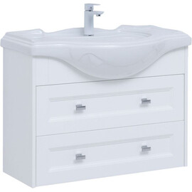 ТУМБА ПОД РАКОВИНУ AQUANET МОНТЕ 85 БЕЛЫЙ МАТОВЫЙ