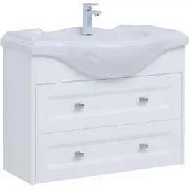 ТУМБА ПОД РАКОВИНУ AQUANET МОНТЕ 85 БЕЛЫЙ МАТОВЫЙ