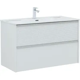 ТУМБА ПОД РАКОВИНУ AQUANET ВИТА 100 БЕЛЫЙ МАТОВЫЙ