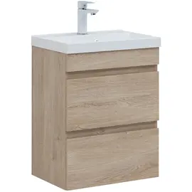 ТУМБА ПОД РАКОВИНУ AQUANET НОТА NEW 50 ДУБ СВЕТЛЫЙ