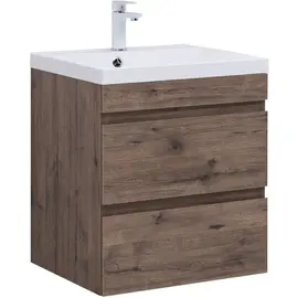 ТУМБА ПОД РАКОВИНУ AQUANET НОТА NEW 60 ДУБ ВЕЛЛИНГТОН ТАБАК