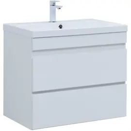 ТУМБА ПОД РАКОВИНУ AQUANET НОТА NEW 75 БЕЛЫЙ ГЛЯНЕЦ