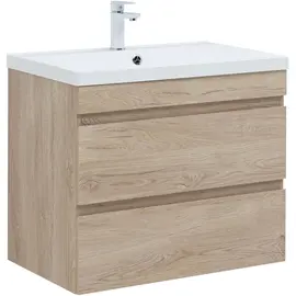 ТУМБА ПОД РАКОВИНУ AQUANET НОТА NEW 75 ДУБ СВЕТЛЫЙ