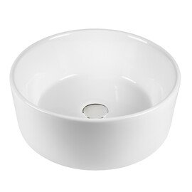 РАКОВИНА НАКЛАДНАЯ КРУГЛАЯ BOND S53-390 39*39*15СМ БЕЛАЯ