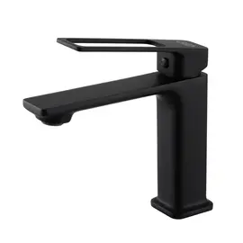 СМЕСИТЕЛЬ ДЛЯ РАКОВИНЫ GID NIAGARA L057-BM-K L057BMK ЧЕРНЫЙ МАТОВЫЙ