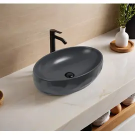 РАКОВИНА GID DGM9030WX 53406 НАКЛАДНАЯ СЕРАЯ МАТОВАЯ 60X40X15