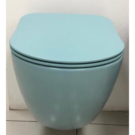 CREAVIT FREE УНИТАЗ ПОДВЕСНОЙ БЕЗОБОДКОВЫЙ С БИДЕ ЗЕЛЕНЫЙ НИЛ МАТОВЫЙ