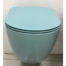 CREAVIT FREE УНИТАЗ ПОДВЕСНОЙ БЕЗОБОДКОВЫЙ С БИДЕ ЗЕЛЕНЫЙ НИЛ МАТОВЫЙ