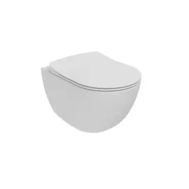 CREAVIT FREE УНИТАЗ ПОДВЕСНОЙ БЕЗОБОДКОВЫЙ БЕЛЫЙ МАТОВЫЙ