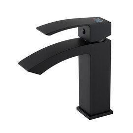 СМЕСИТЕЛЬ ДЛЯ РАКОВИНЫ GID VICTORIA L120-BM-K L120BMK ЧЕРНЫЙ МАТОВЫЙ