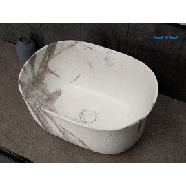 РАКОВИНА GID MNC9302 54481 НАКЛАДНАЯ ПОД КАМЕНЬ МАТОВАЯ 45X32X22