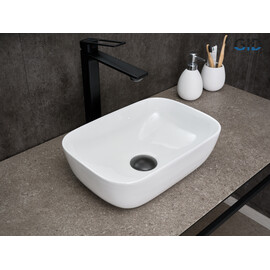 РАКОВИНА GID N1334 51237 НАКЛАДНАЯ БЕЛАЯ 36X25X11.5