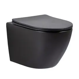 УНИТАЗ ПОДВЕСНОЙ TORNADO GID TR2122TF-BM 62261Y ЧЕРНЫЙ МАТОВЫЙ 49X36X36