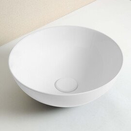 РАКОВИНА GID 9081WM 51244 НАКЛАДНАЯ БЕЛАЯ МАТОВАЯ 36X36X14