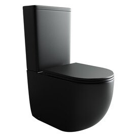 НАПОЛЬНЫЙ ПРИСТЕННЫЙ УНИТАЗ CERAMICA NOVA METROPOL RIMLESS ЧЕРНЫЙ МАТОВЫЙ