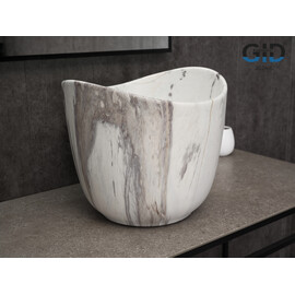 РАКОВИНА GID MNC9303 54479 НАКЛАДНАЯ ПОД КАМЕНЬ МАТОВАЯ 36X36X32