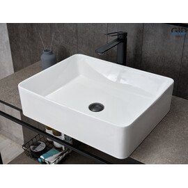 РАКОВИНА GID N9104 51236 НАКЛАДНАЯ БЕЛАЯ 52X41X13.5