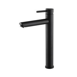 СМЕСИТЕЛЬ ВЫСОКИЙ ДЛЯ РАКОВИНЫ GID BERLIN SS080-BM-D SS080BMD ЧЕРНЫЙ МАТОВЫЙ