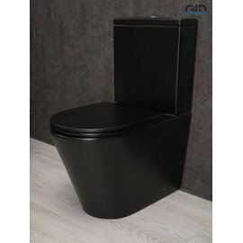 УНИТАЗ НАПОЛЬНЫЙ GID TN2189BM 62248Y ЧЕРНЫЙ МАТОВЫЙ 64.5X38.5X82.5