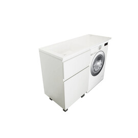 КОМПЛЕКТ МЕБЕЛИ DALLAS LUXE 1100Х482 ПРАВОСТОРОННИЙ НАПОЛЬНЫЙ 2 ЯЩИКА (ШХГХВ) 448Х476Х860