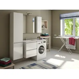 КОМПЛЕКТ МЕБЕЛИ DALLAS LUXE 1500Х482  2 ЯЩИКА  ЛЕВОСТОРОННИЙ ПОДВЕСНОЙ (ШХГХВ) 848Х476Х607