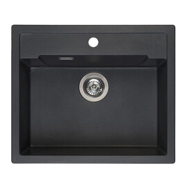 ГРАНИТНАЯ МОЙКА REGINOX AMSTERDAM 54 BLACK SILVERY