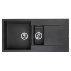 ГРАНИТНАЯ МОЙКА REGINOX AMSTERDAM 15 BLACK SILVERY