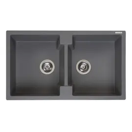 ГРАНИТНАЯ МОЙКА REGINOX AMSTERDAM 20 GREY SILVERY