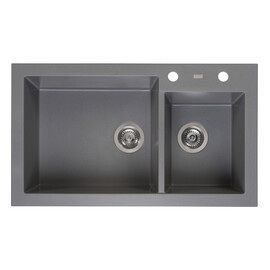 ГРАНИТНАЯ МОЙКА REGINOX AMSTERDAM 25 GREY SILVERY