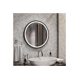         ЗЕРКАЛО RELISAN ALISA BLACK D800 С ПОДСВЕТКОЙ