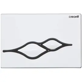 КНОПКА CREAVIT ДЛЯ ИНСТАЛЛЯЦИИ UFO БЕЛО-ЧЕРНАЯ