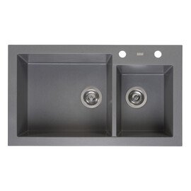 ГРАНИТНАЯ МОЙКА REGINOX AMSTERDAM 25 GREY SILVERY