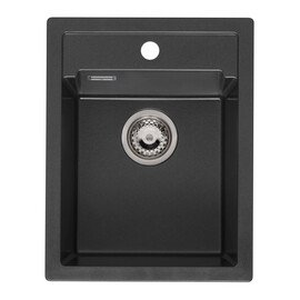 ГРАНИТНАЯ МОЙКА REGINOX AMSTERDAM 34 BLACK SILVERY