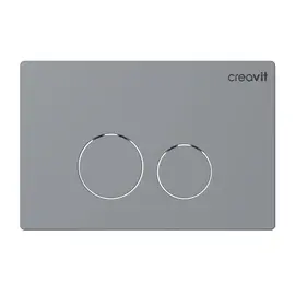 КНОПКА CREAVIT ДЛЯ ИНСТАЛЛЯЦИИ TERRA СЕРАЯ МАТОВАЯ