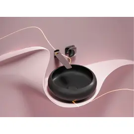 УМЫВАЛЬНИК ЧАША НАКЛАДНАЯ КРУГЛАЯ CERAMICA NOVA ELEMENT (ЦВЕТ ЧЕРНЫЙ МАТОВЫЙ) 360*360*120ММ