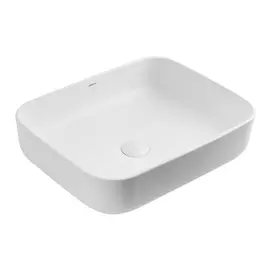 РАКОВИНА НАКЛАДНАЯ ABBER RECHTECK AC2202MW БЕЛАЯ МАТОВАЯ