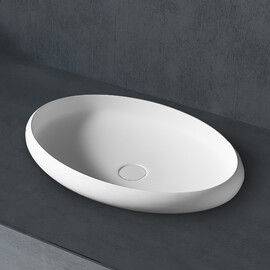 РАКОВИНА НАКЛАДНАЯ ABBER STEIN AS2614 БЕЛАЯ МАТОВАЯ