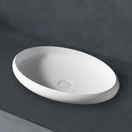 РАКОВИНА НАКЛАДНАЯ ABBER STEIN AS2614 БЕЛАЯ МАТОВАЯ